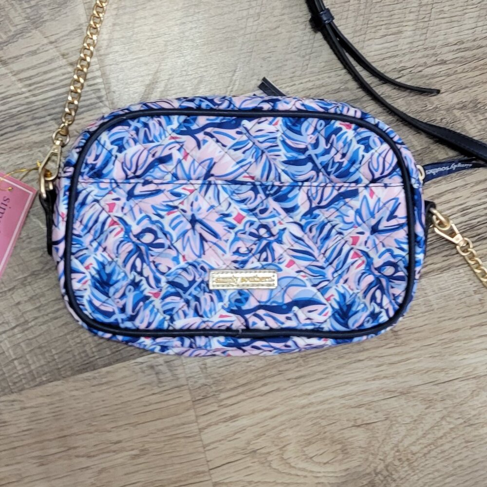 Tropical Blue Crossbody Purse